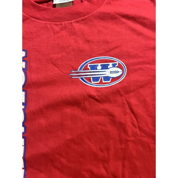 Vintage Washington State Cougars Football Discus Athletics Shirt Mens XL Red. - Picture 3 of 11